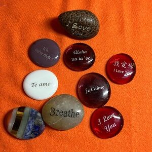 Endearment worry stones